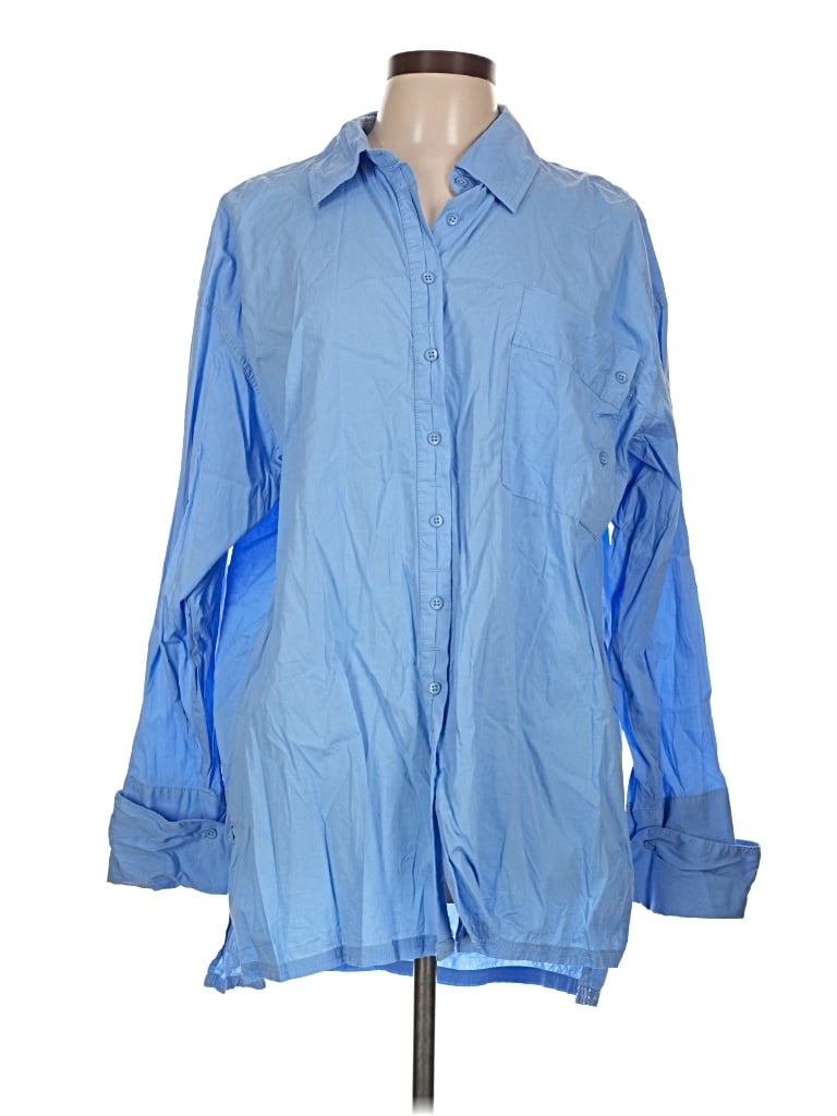 Pre-owned We The Free Casual Dress In Blue