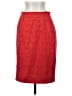 Escada Couture Paisley Red Orange Wool Skirt Size EU (IT) 38 / US 2 - photo 1