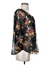 Bellatrix 100% Polyester Black 3/4 Sleeve Blouse Size S - photo 4