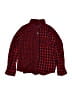 IKKS 100% Baumwolle Checkered-gingham Red Long Sleeve Button-Down Shirt Size 5 - photo 1