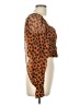 Free People 100% Polyester Orange Brown Long Sleeve Blouse Size S (estimated) - photo 4