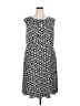 Wisp Graphic Black Casual Dress Size 18 - photo 1