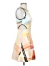Clover Canyon Graphic Orange White Cocktail Dress Size XS - photo 4