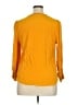 Talbots 100% Rayon Yellow 3/4 Sleeve Blouse Size XL - photo 2