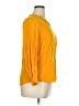 Talbots 100% Rayon Yellow 3/4 Sleeve Blouse Size XL - photo 4