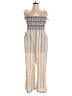 Madewell Plaid Gray Ivory Jumpsuit Size XXL - photo 1