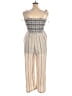Madewell Plaid Gray Ivory Jumpsuit Size XXL - photo 2