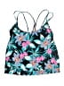 Assorted Brands Floral Blue Black Swimsuit Top Size L - photo 1