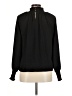 Nine West 100% Polyester Black Long Sleeve Blouse Size M - photo 2