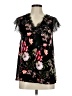 Daytrip Black Short Sleeve Blouse Size M - photo 1