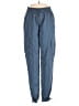 Assorted Brands Solid Blue Cargo Pants Size S - photo 1