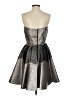 Sachin + Babi Metallic Silver Cocktail Dress Size 10 - photo 2
