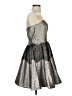 Sachin + Babi Metallic Silver Cocktail Dress Size 10 - photo 4