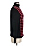 Per Se By Carlisle Houndstooth Red Turtleneck Sweater Size M - photo 4