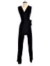 Bebe Solid Black Jumpsuit Size S - photo 1