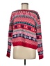 Divided by H&M 100% Acrylic Print Red Pink Pullover Sweater Size M - photo 1