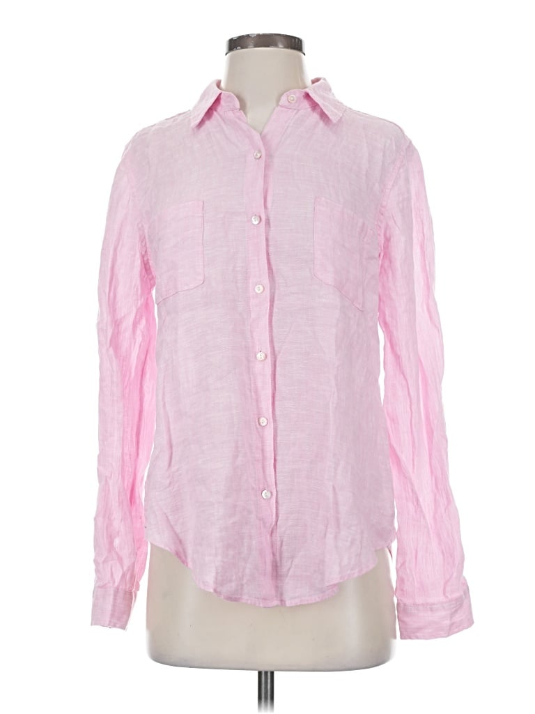 Pre-owned Lilly Pulitzer Long Sleeve Blouse In Pink