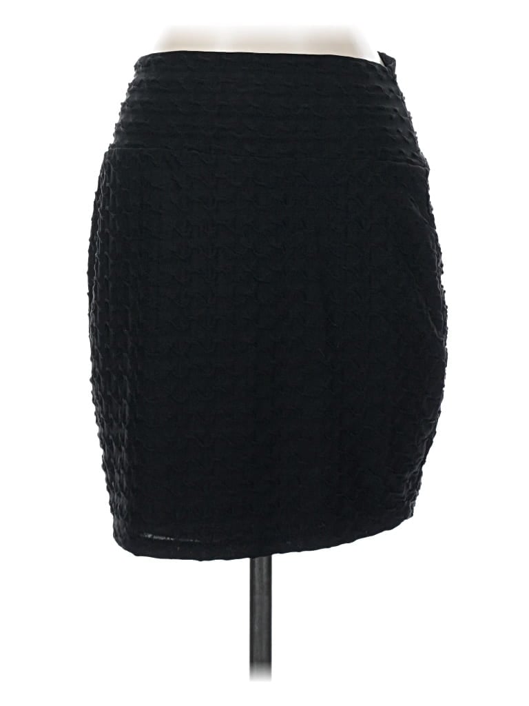 Pre-owned Dots Formal Skirt In Black