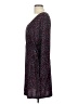 Attention Polka Dots Black Purple Cocktail Dress Size L - photo 5