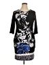 Assorted Brands Graphic Black Cocktail Dress Size 14 - photo 1