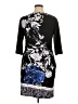 Assorted Brands Graphic Black Cocktail Dress Size 14 - photo 2