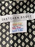 Gretchen Scott Designs Black Gray 3/4 Sleeve Blouse Size S - photo 7