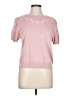 Indigo Rose Pink Short Sleeve Top Size L - photo 1