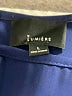 Lumiere 100% Polyester Solid Blue Casual Dress Size L - photo 7
