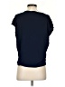 MNG Basics 100% Viscose Blue Short Sleeve Top Size XS - photo 2
