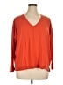 Ann Taylor LOFT Orange Pullover Sweater Size XL - photo 1