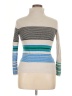 Zara Silver 3/4 Sleeve Turtleneck Size XL - photo 1