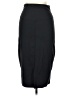 Unbranded Solid Black Casual Skirt Size L - photo 2