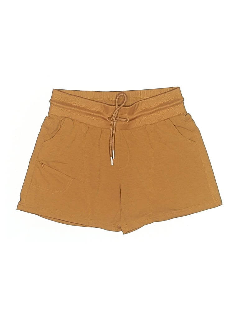 Pre-owned Zyia Active Shorts In Gold