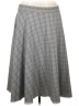 Stella Jean Plaid Gray Black Formal Skirt Size EU (IT) 44 / US 8 - photo 1