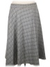 Stella Jean Plaid Gray Black Formal Skirt Size EU (IT) 44 / US 8 - photo 2