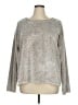 Dylan 100% Polyester Metallic Brown Silver Pullover Sweater Size XL - photo 1