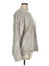 Dylan 100% Polyester Metallic Brown Silver Pullover Sweater Size XL - photo 4