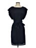 Eliza J 100% Polyester Solid Blue Casual Dress Size 4 - photo 1