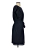 Eliza J 100% Polyester Solid Blue Casual Dress Size 4 - photo 4