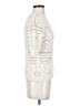 Zara Ivory Short Sleeve Top Size S - photo 4