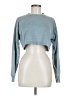 Missguided Blue Sweatshirt Size 6 - photo 1