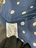 Monday Fun 100% Polyester Polka Dots Blue 3/4 Sleeve Blouse Size XXL - photo 5