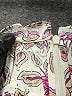 Unbranded 100% Polyester Floral Pink Ivory Short Sleeve Blouse Size M - photo 7