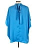 BTFBM Blue 3/4 Sleeve Blouse Size L - photo 2