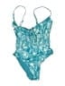 Hutch Paisley Teal One Piece Swimsuit Size XS - photo 1