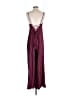 Anthropologie 100% Polyester Stripes Burgundy Jumpsuit Size XS - photo 2