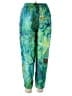 Unbranded Tropical Green Blue Casual Pants Size 3X - photo 2