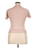 MNG Pink Short Sleeve Turtleneck Size XL - photo 2