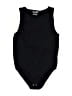 Wallflower Solid Black Bodysuit Size M - photo 1