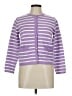 Unbranded Stripes Purple Cardigan Size M (estimated) - photo 1
